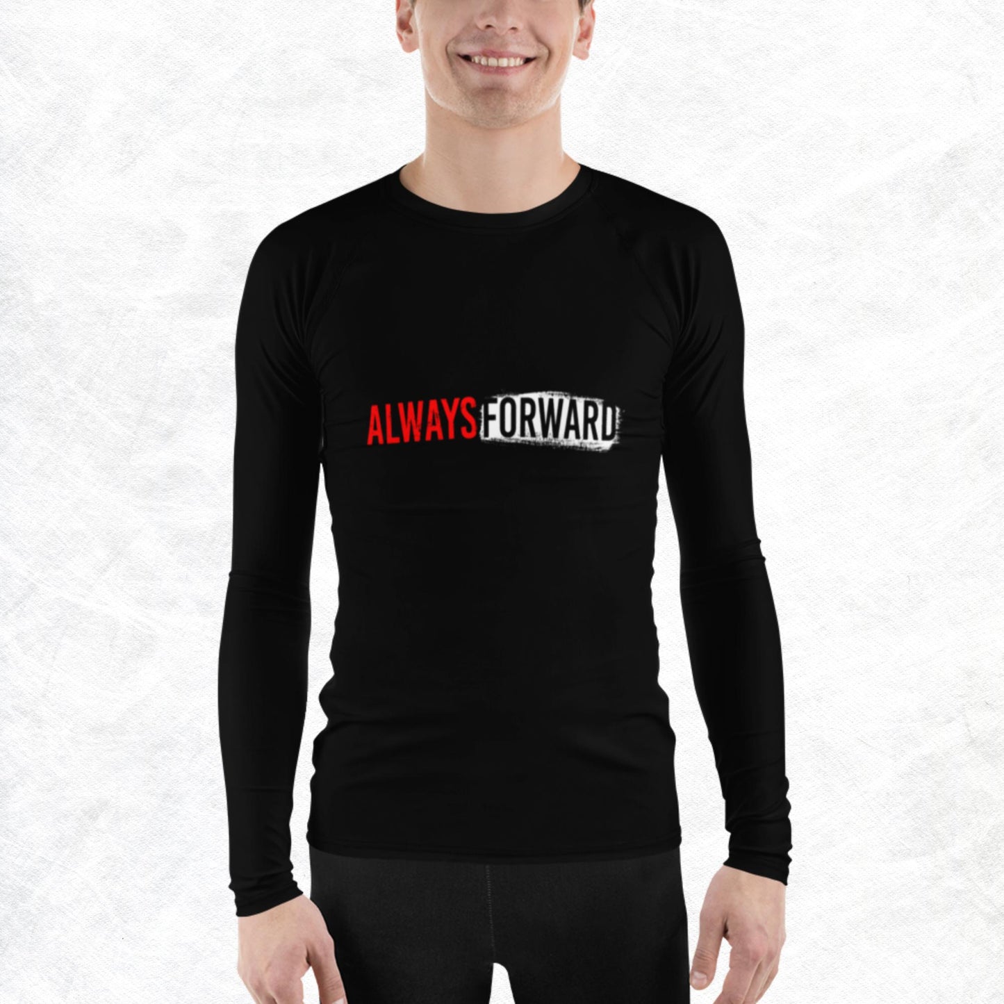 Men's BJJ Always Forward Rash Guard